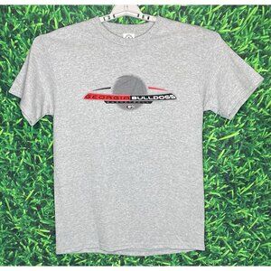 NWT Georgia Bulldogs Basketball UGA Dawgs Gray Short Sleeve Shirt Men’s Medium